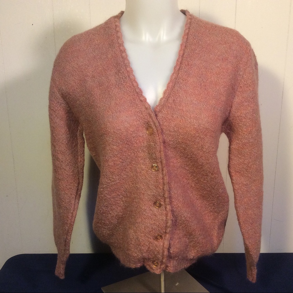 Sears Vintage 60’s Mohair Cardigan Sweater women’s Size Small